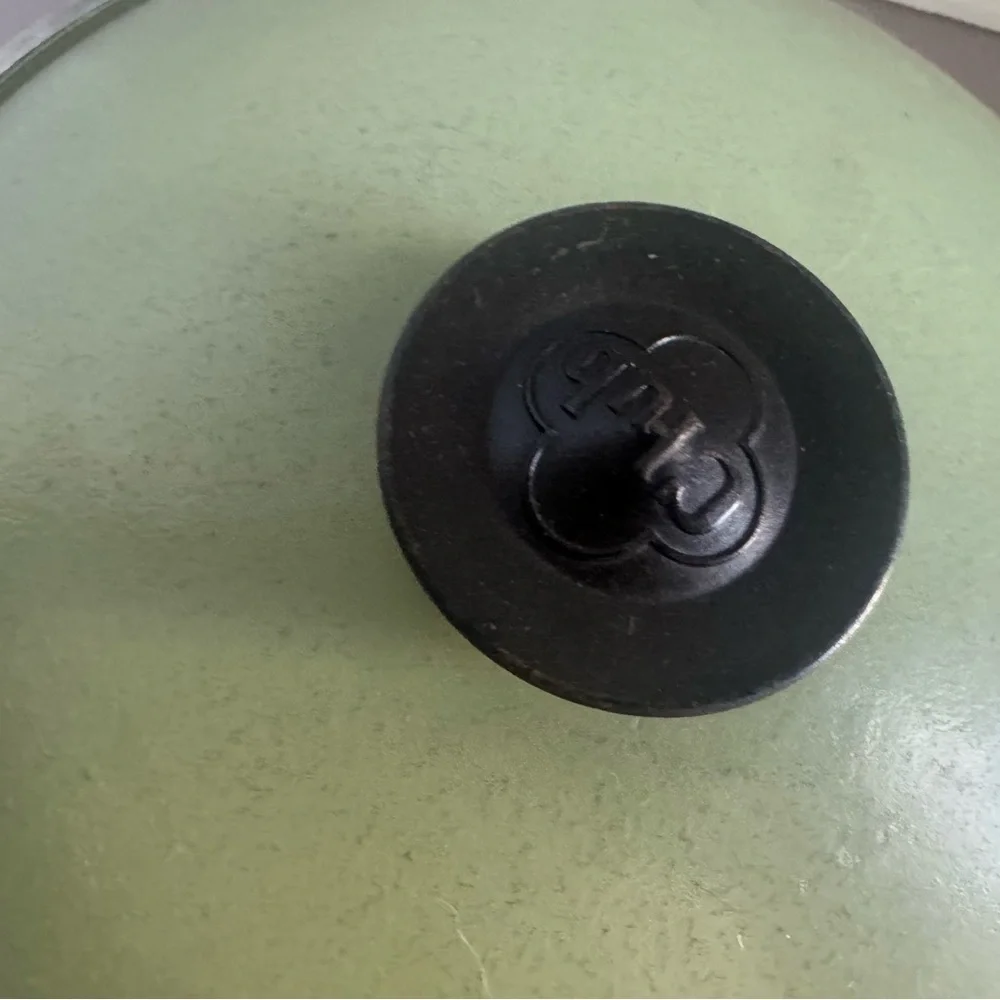 Vintage CLUB Dutch Oven Stock Pot Avocado Green Heavy Cast Aluminum 1960s